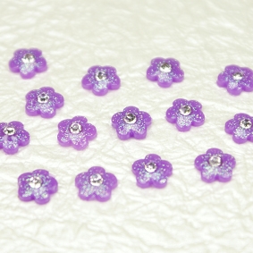 樹脂花+鑽A14(紫)