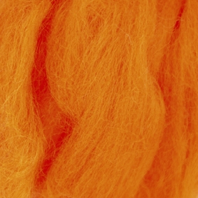 純色羊毛-亮橘