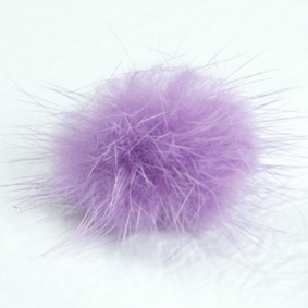 2.5cm水貂毛球-紫