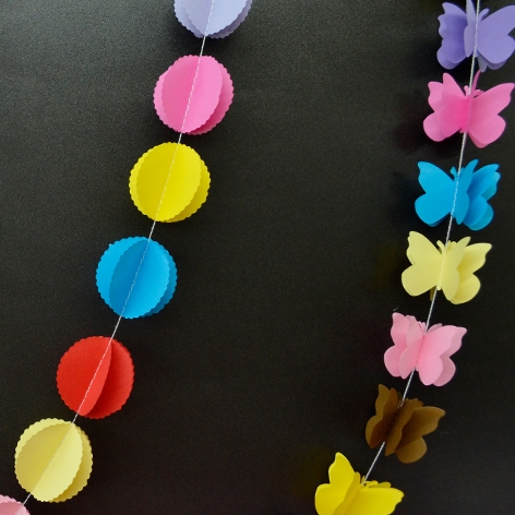派對造型紙串-小花