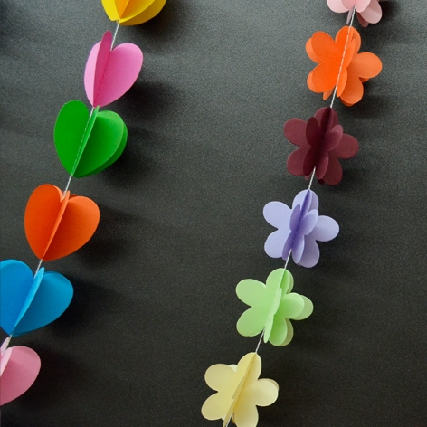 派對造型紙串-小花