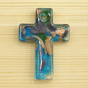 大十字架琉璃(湖藍)
