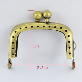 5.5cm方型口金-青銅