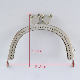 8.5cm米奇圓型口金-鐵色