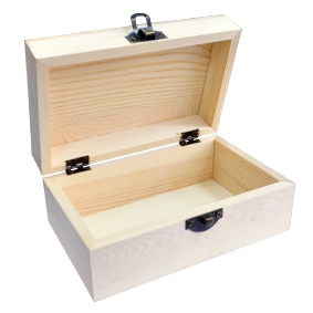 松木長方木盒